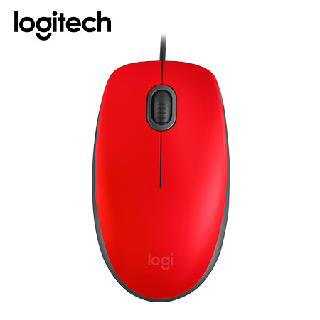 OEM - MOUSE LOGITECH M110 SILENT OPTICO USB RED (910-006755)